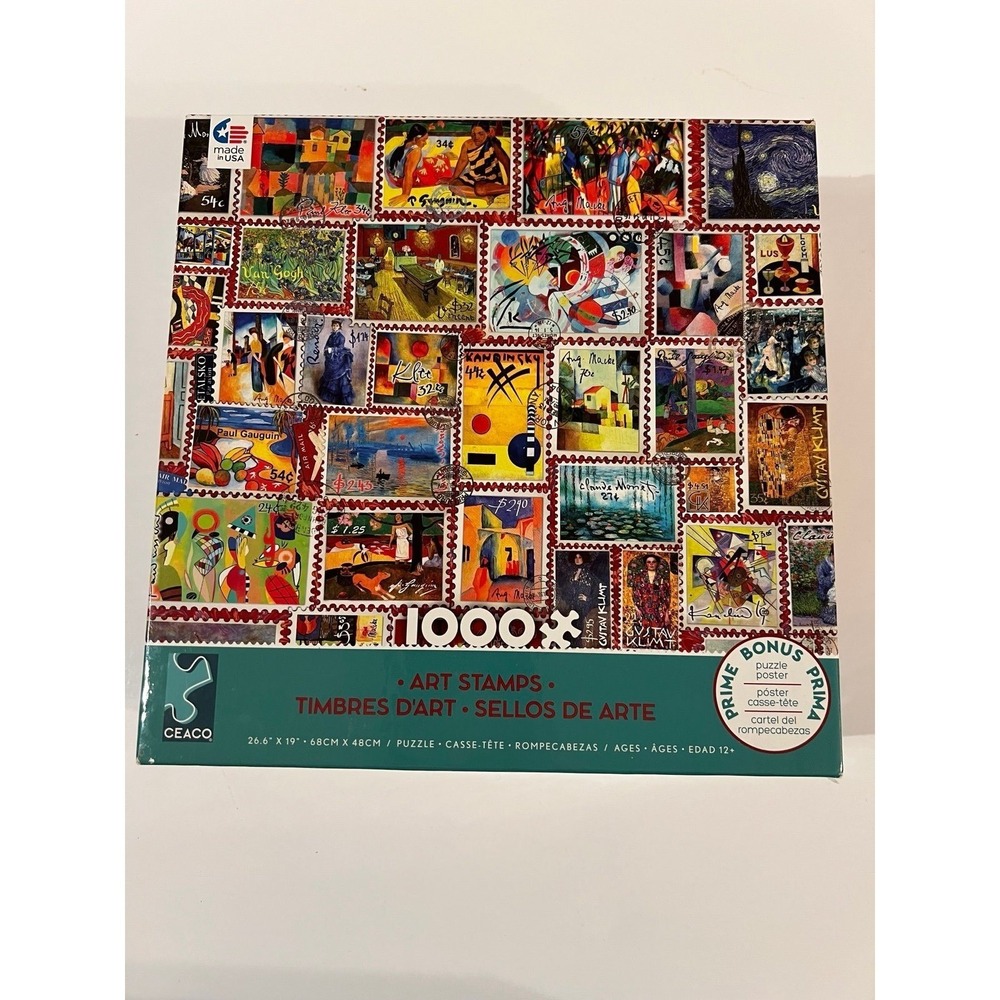 Art Stamps 1000 Piece Puzzle